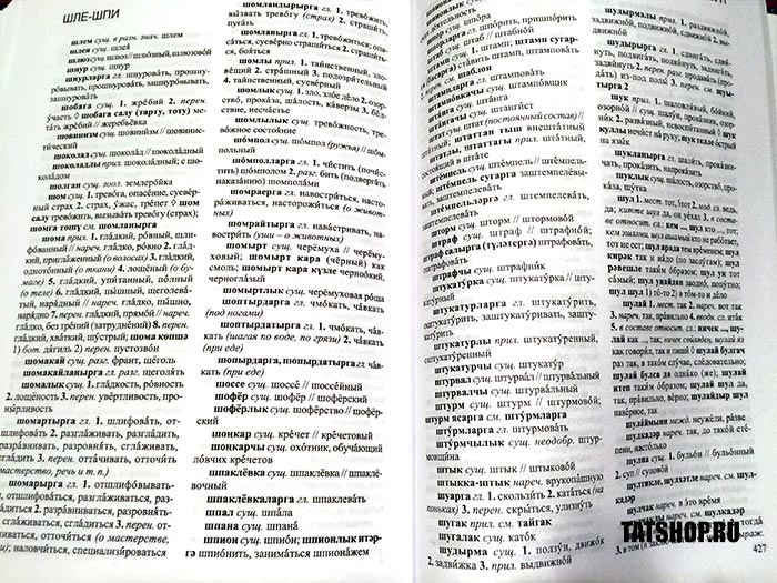 Русско-татарский словарь с транскрипцией